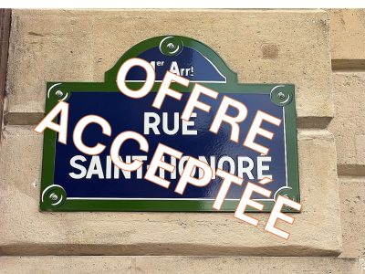 PARIS 1er - Studio 26 m² - Saint-Honoré - H 84 ans